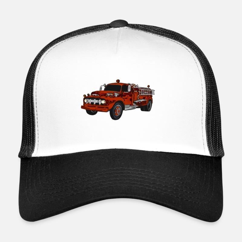 Camion pompier pompier Casquette trucker 