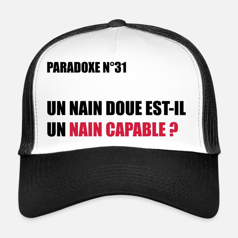 PARADOXE nain Casquette trucker 