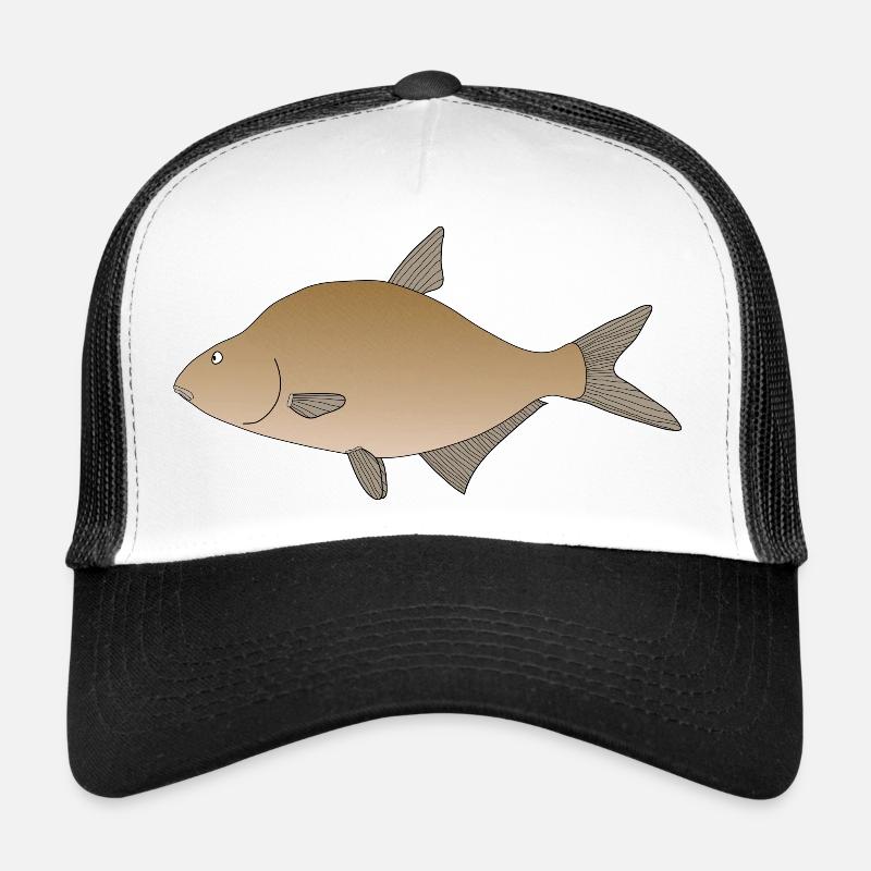 brème - Casquette trucker  - blanc/noir