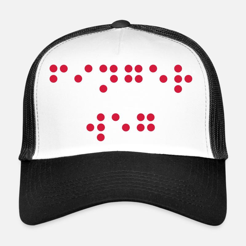 Finger weg - in Blindenschrift Trucker Cap