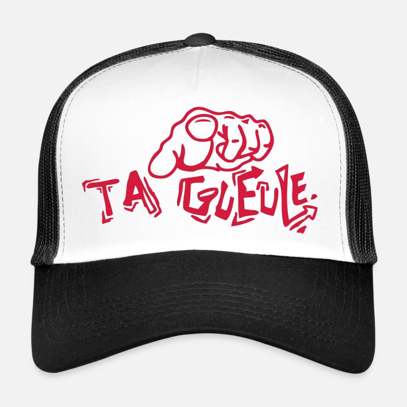 ta gueule doigt pointe insulte3 Casquette trucker 