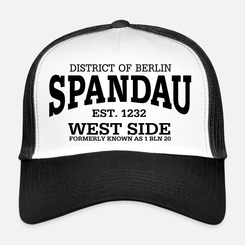 Spandau Berlin - Trucker Cap - Weiß/Schwarz