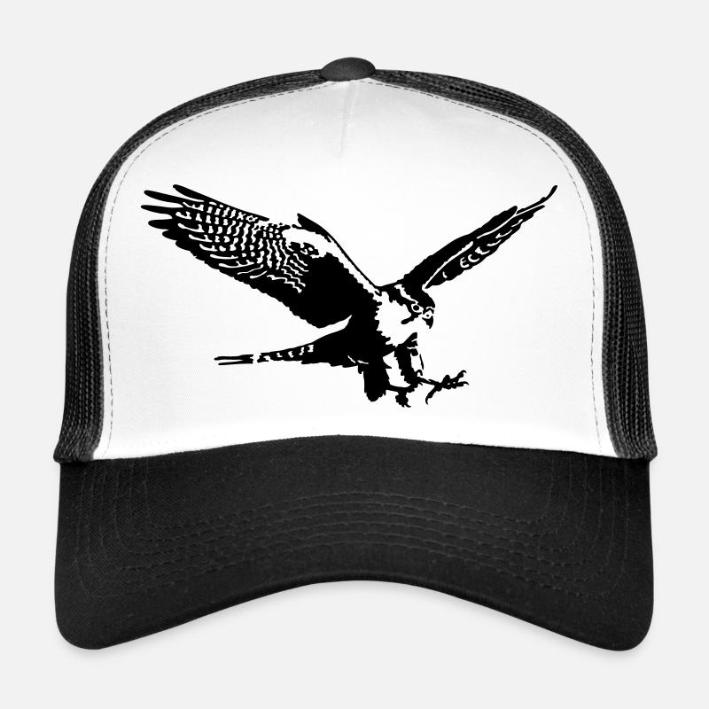 faucons - Casquette trucker  - blanc/noir