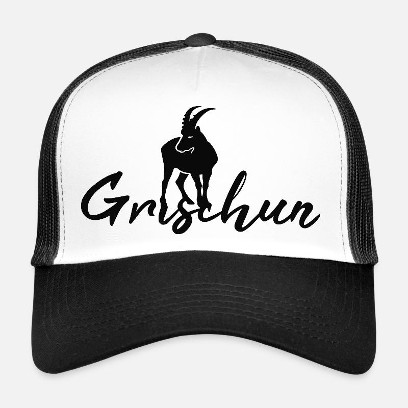 Grisons Suisse Capricorne Casquette trucker 