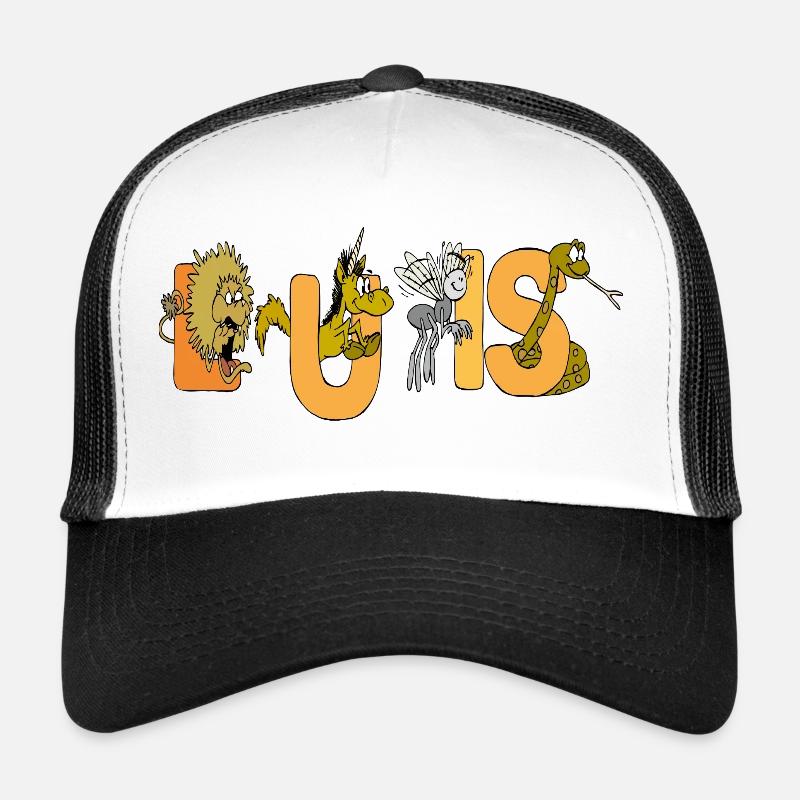 Luis - Trucker Cap - Weiß/Schwarz