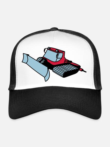 dameuse - Casquette trucker - blanc/noir