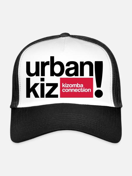 urbankiz kizomba connection ! - Trucker Cap - white/black - Front