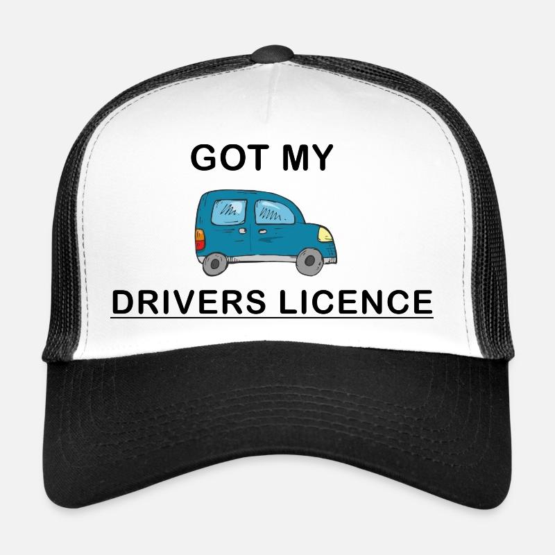 Drivers Licence - Trucker Cap - white/black