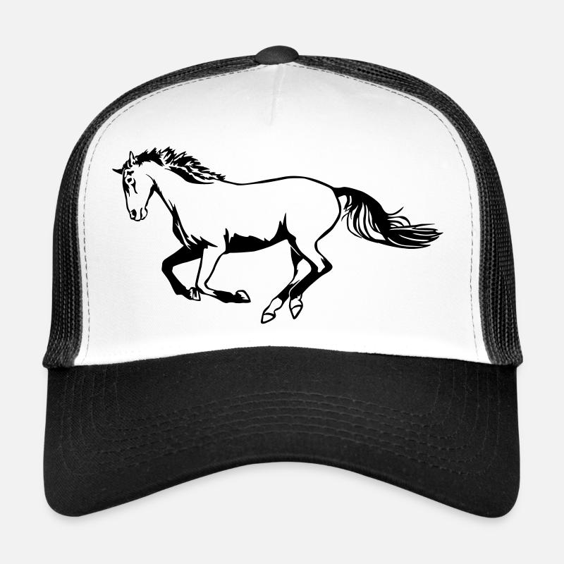 Cheval galopant Casquette trucker 