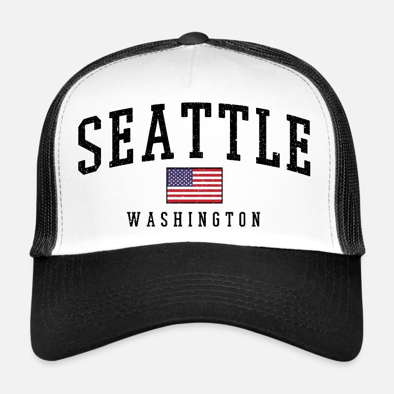 Seattle Washington États-Unis Casquette trucker 