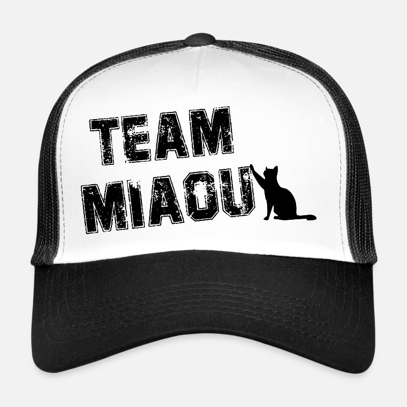 Team miaou chat humour Casquette trucker 