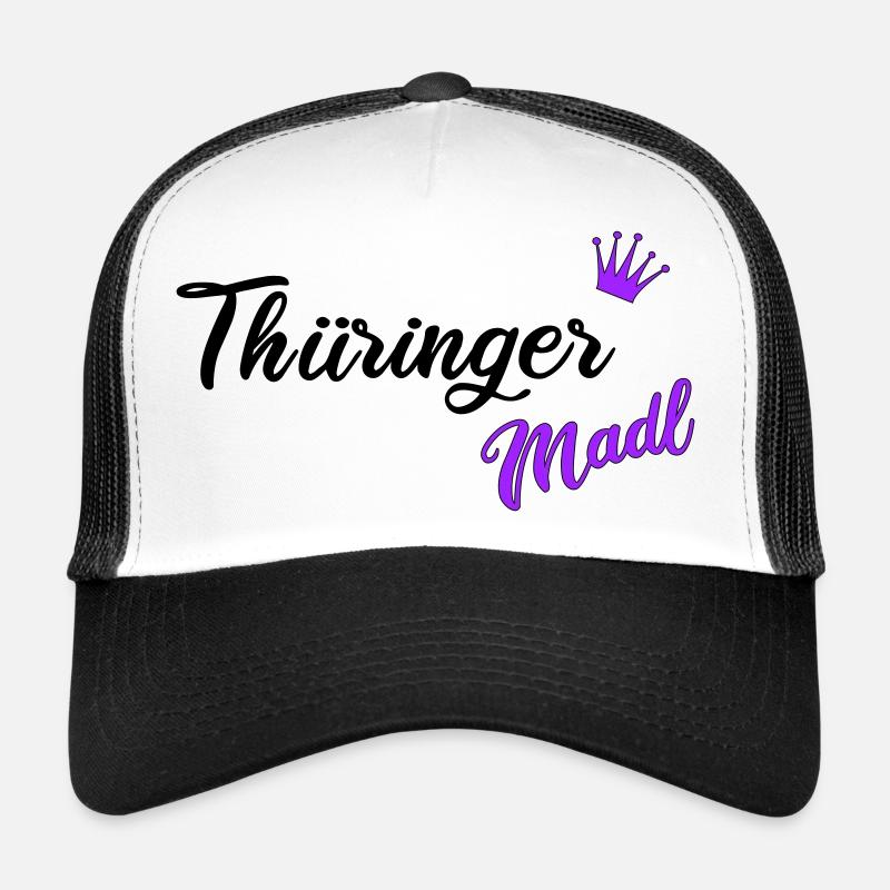 Thüringer Madel - Trucker Cap - Weiß/Schwarz