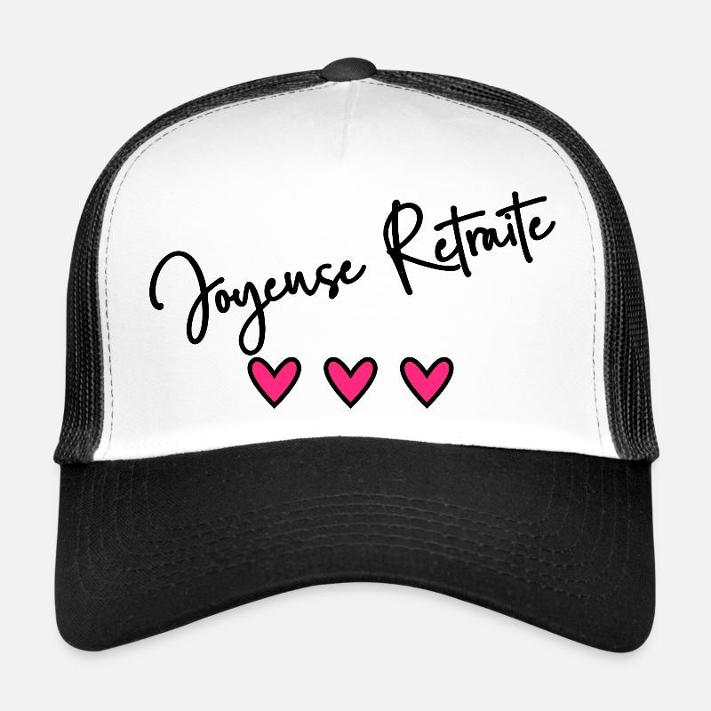 RETRAITE. BONNE RETRAITE. JOYEUSE RETRAITE. Casquette trucker 