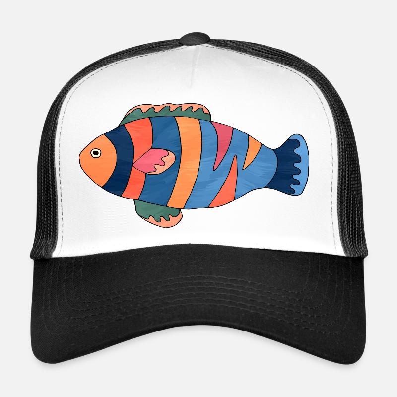 Poisson Casquette trucker 