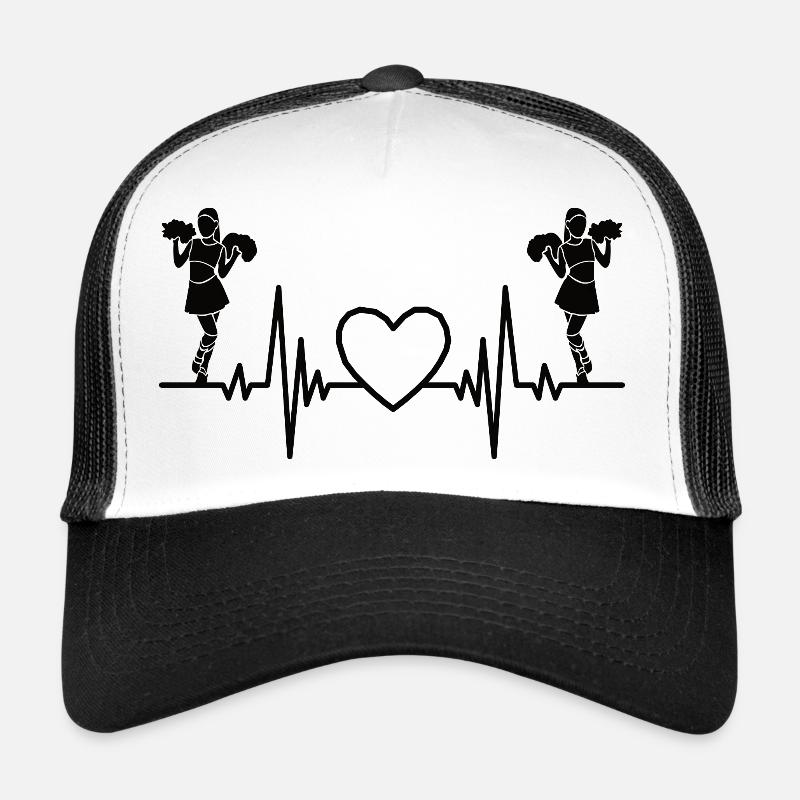 Cheerleader Geschenk Cheerleaderin Cheerleading - Trucker Cap - Weiß/Schwarz