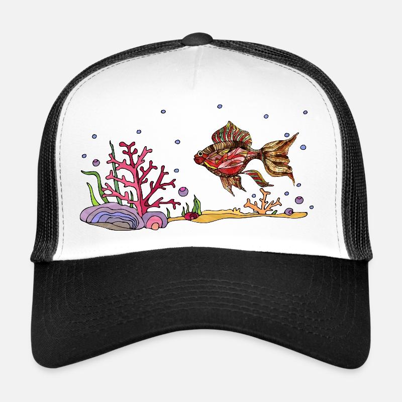 Poisson Casquette trucker 