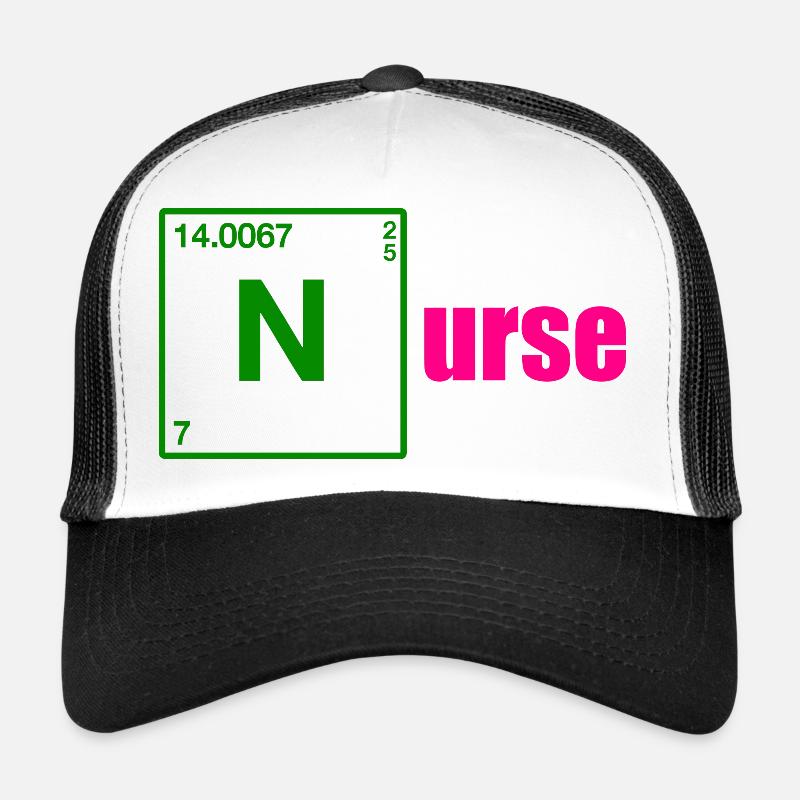 Nurse Gift pink - Trucker Cap - white/black