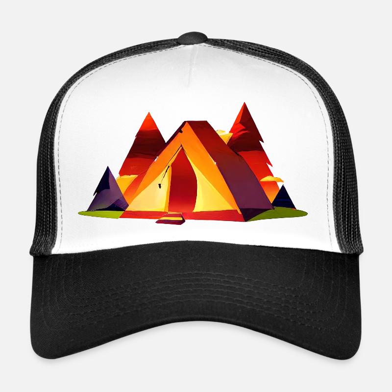 Caravane Camping Camping-car Gift Camp Camping Casquette trucker 