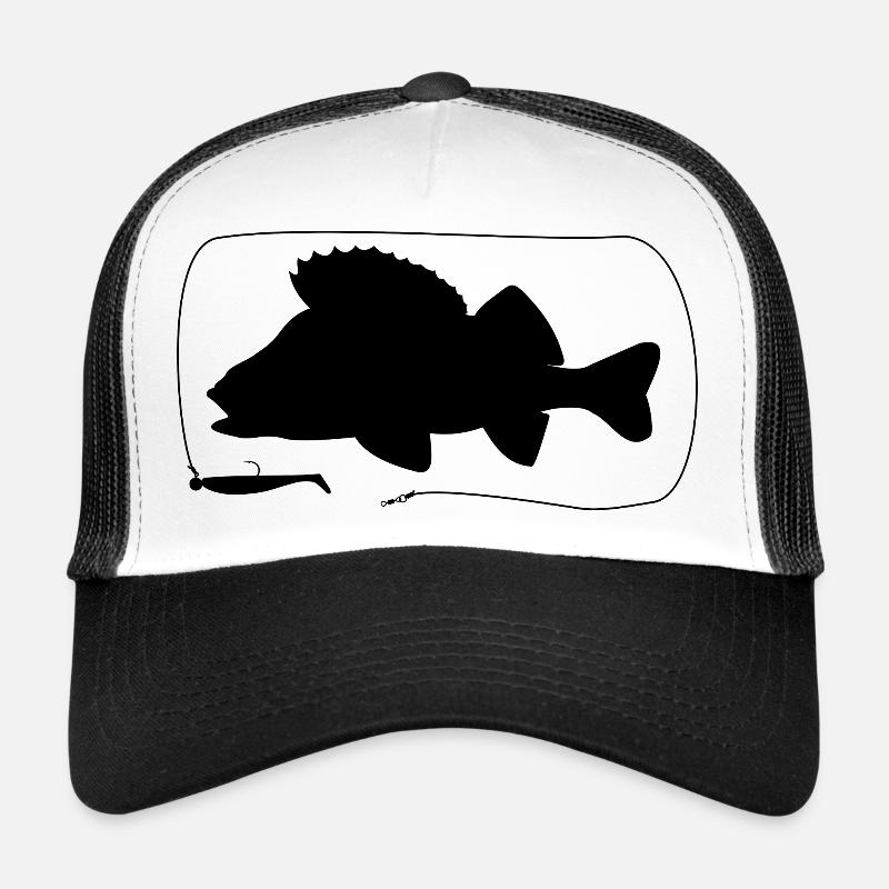 Perche avec leurre souple Casquette trucker 