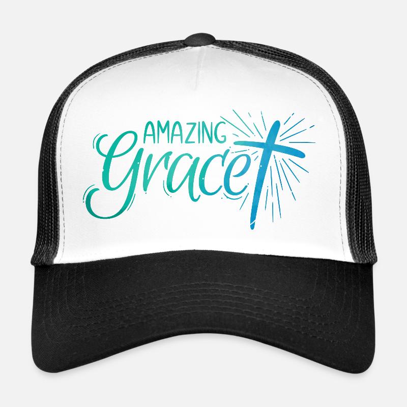 Lettrage Amazing Grace Casquette trucker 