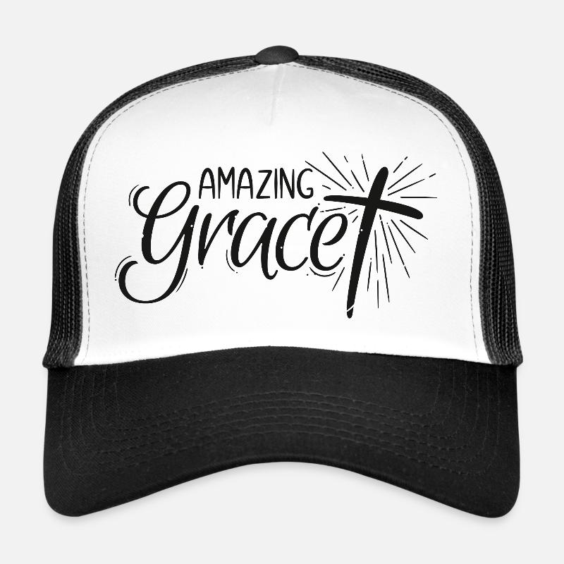Lettrage Amazing Grace Casquette trucker 