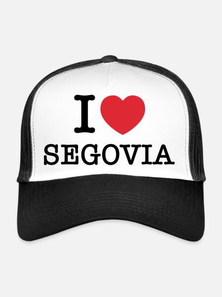 I Love Segovia | Segovia | I Heart Segovia | Spain - Trucker Cap - white/black - Front