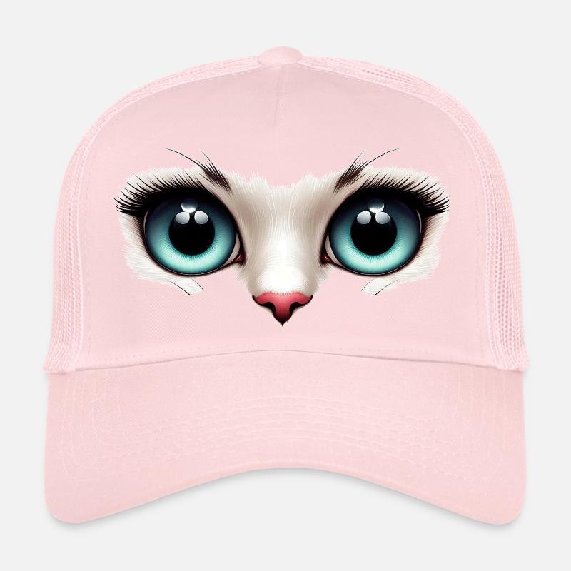 Yeux de chat Lumière Casquette trucker 
