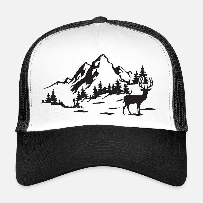 Montagnes Casquette trucker 
