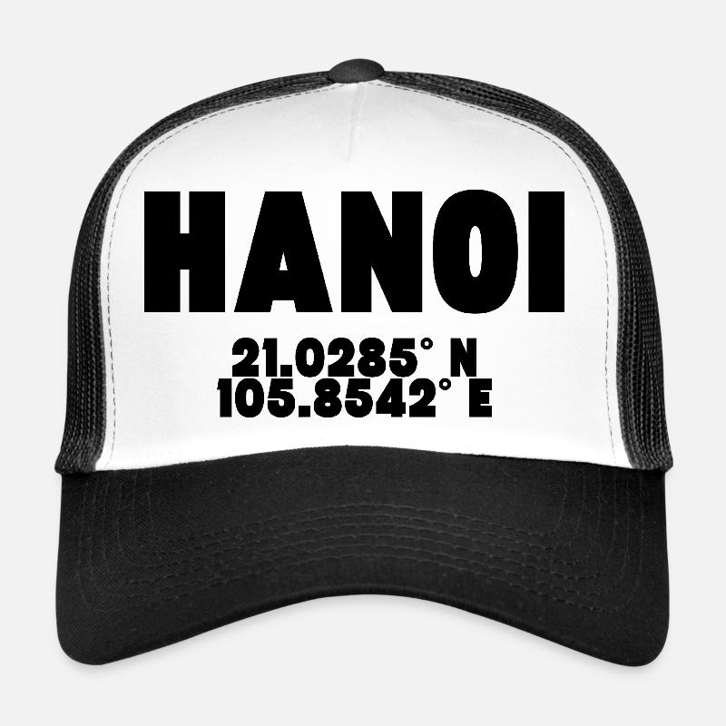 Hanoi - Design avec coordonnées Casquette trucker 
