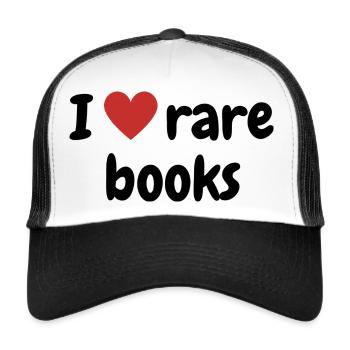 I love rare books - Trucker Cap - white/black - Front