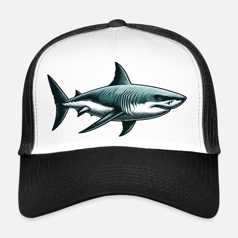 Grand requin blanc Casquette trucker 