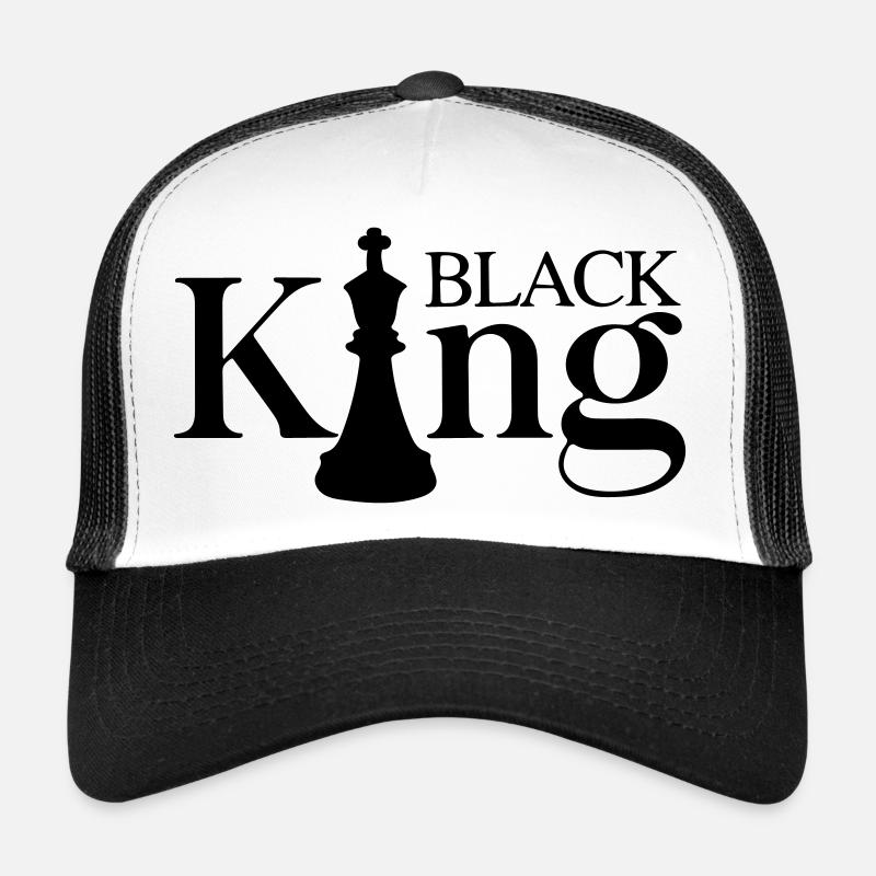 roi noir Casquette trucker 