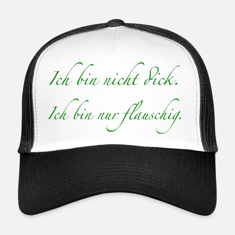 Je ne suis pas gros. Casquette trucker 