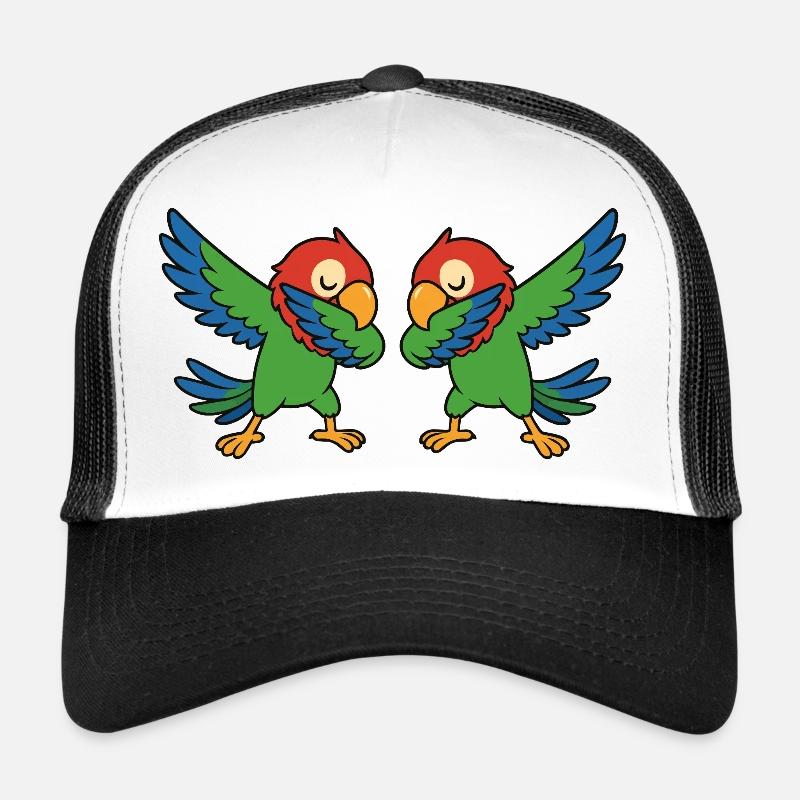 Bande dessinée Parrot Dabbing Casquette trucker 