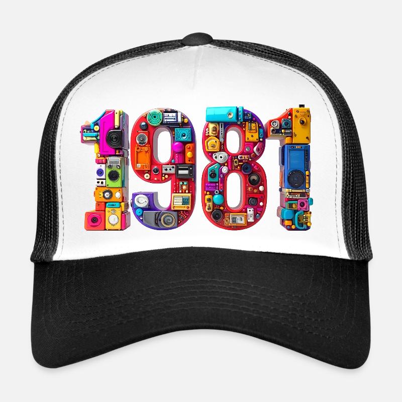 1981 – Geburtsdatum, Abitur, Hochzeit, Geburt Trucker Cap