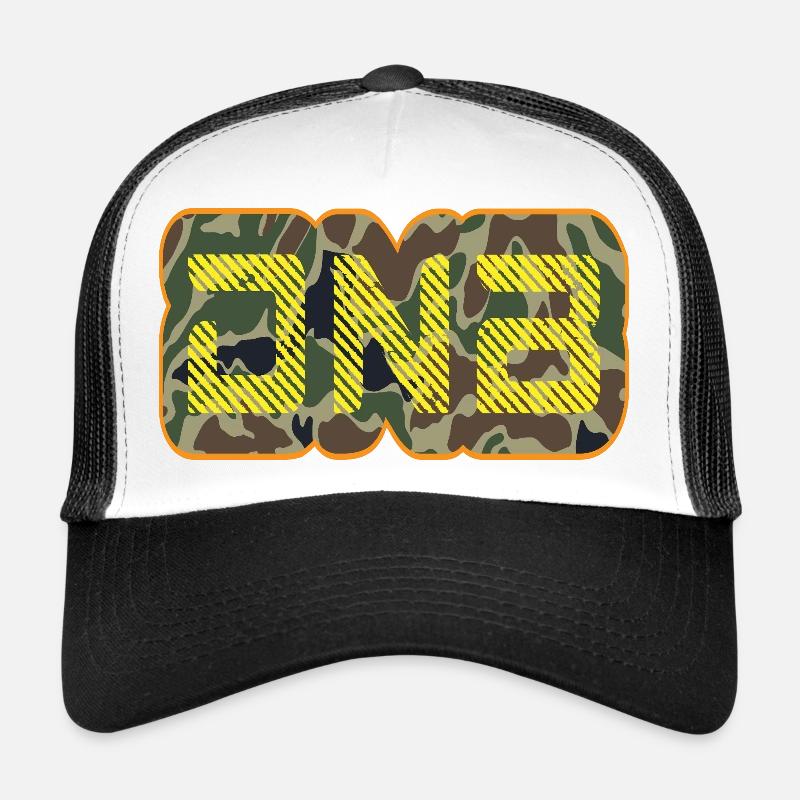 DNB Camo Glyphen Neon Trucker Cap