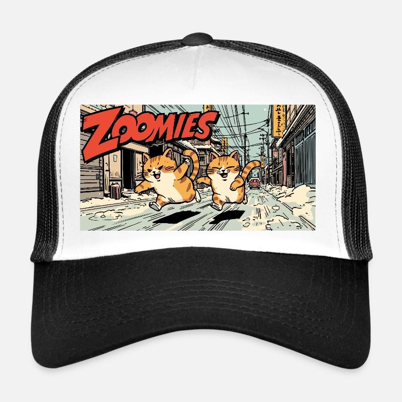 Anime Katzen Wettlauf Trucker Cap