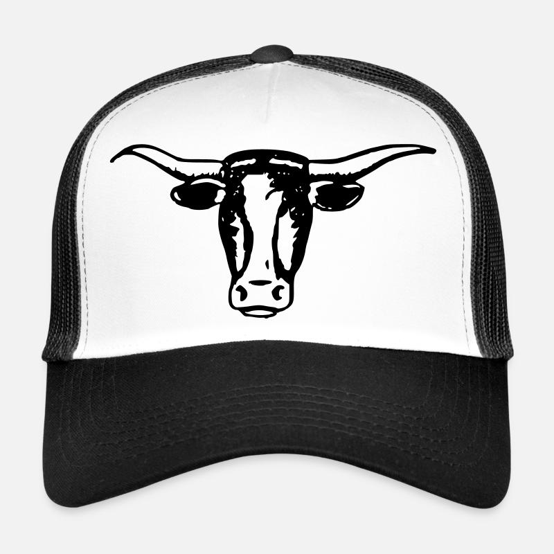 Longhorn Steer Head Trucker Cap