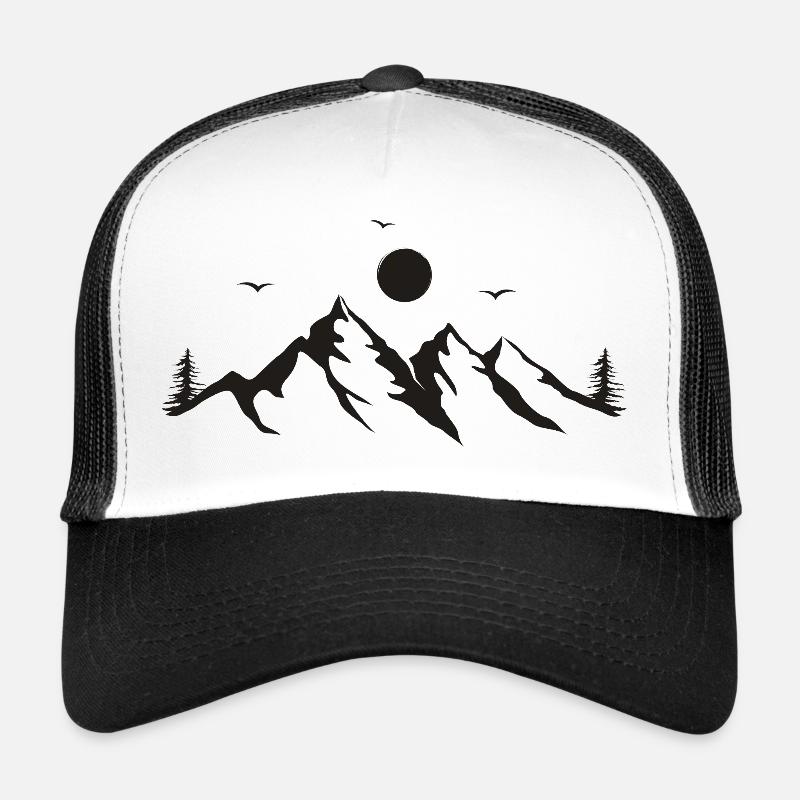 Montagnes Casquette trucker 