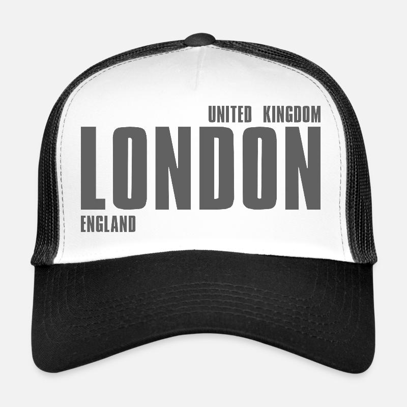 London Strong Block Font Trucker Cap