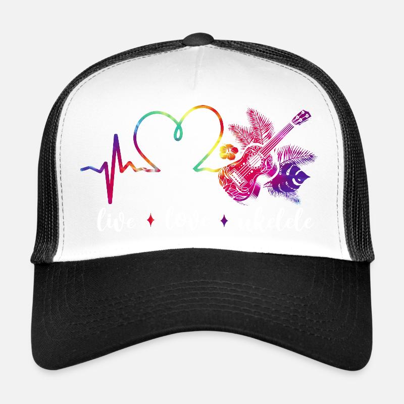 Ukulélé hawaïen Ukulélé Live Love Casquette trucker 