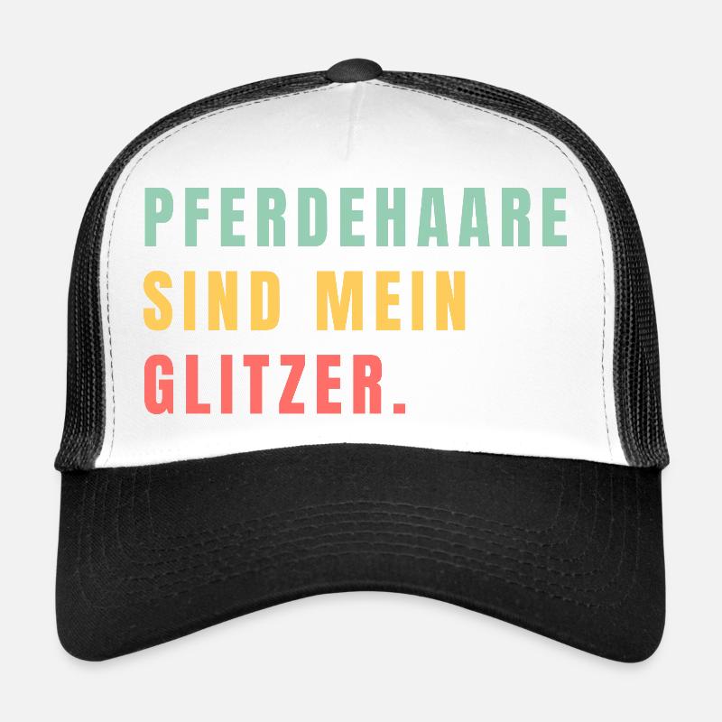 Pferdehaare sind mein Glitzer Trucker Cap
