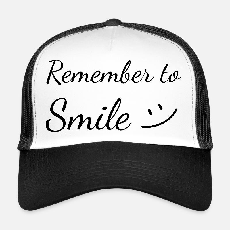 Remember to Smile Trucker Cap