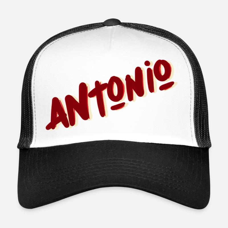 Antonio - Casquette trucker  - blanc/noir