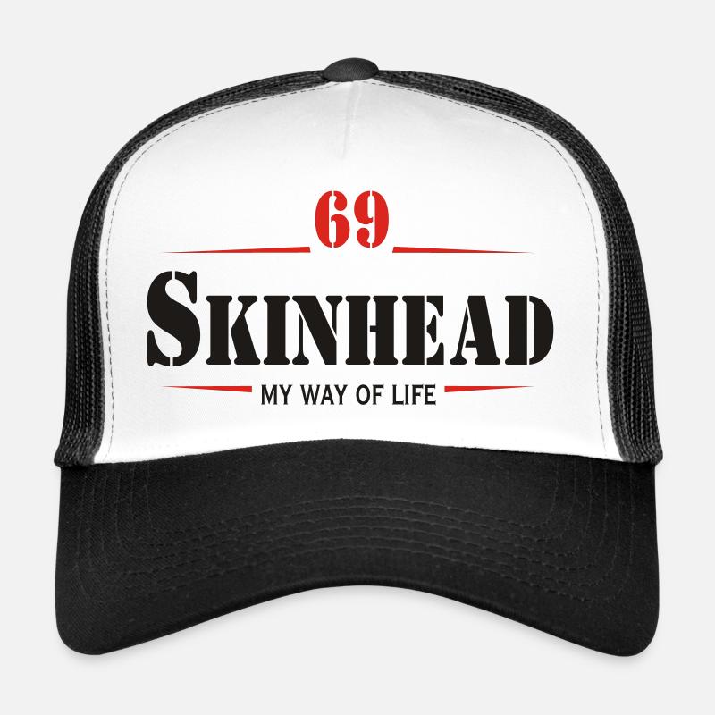 Working Class Skinhead Oi! Antiracist Bootboys My Casquette trucker 