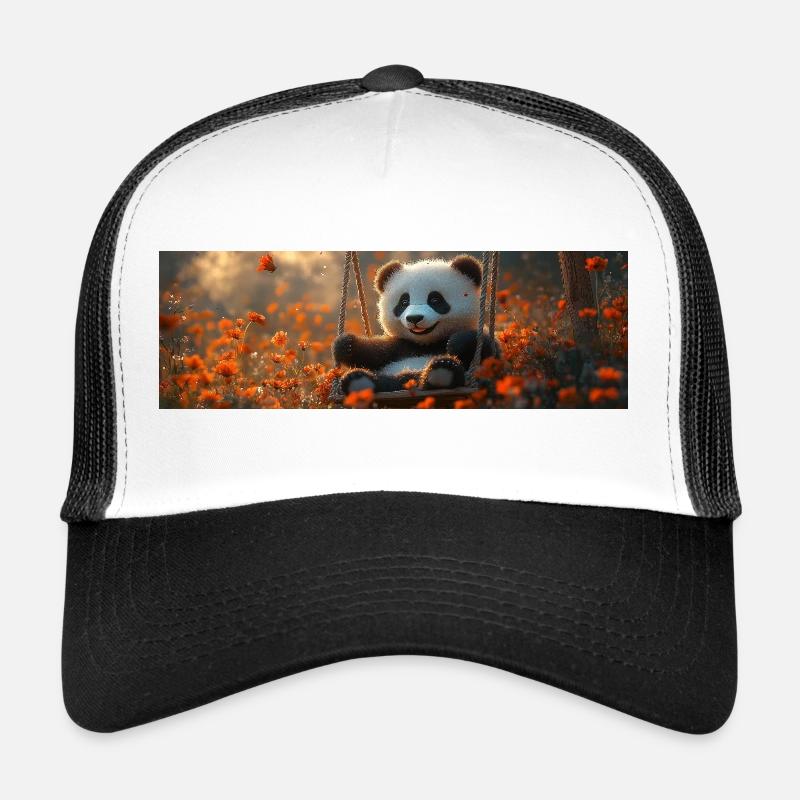 Happy Panda Trucker Cap