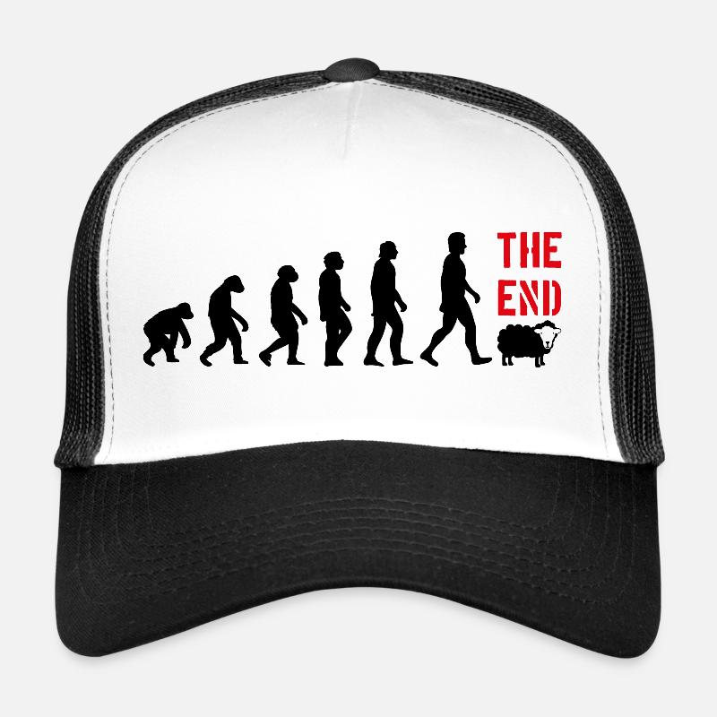 ÉVOLUTION HUMAN FUNNY FUNNY DARWIN Casquette trucker 