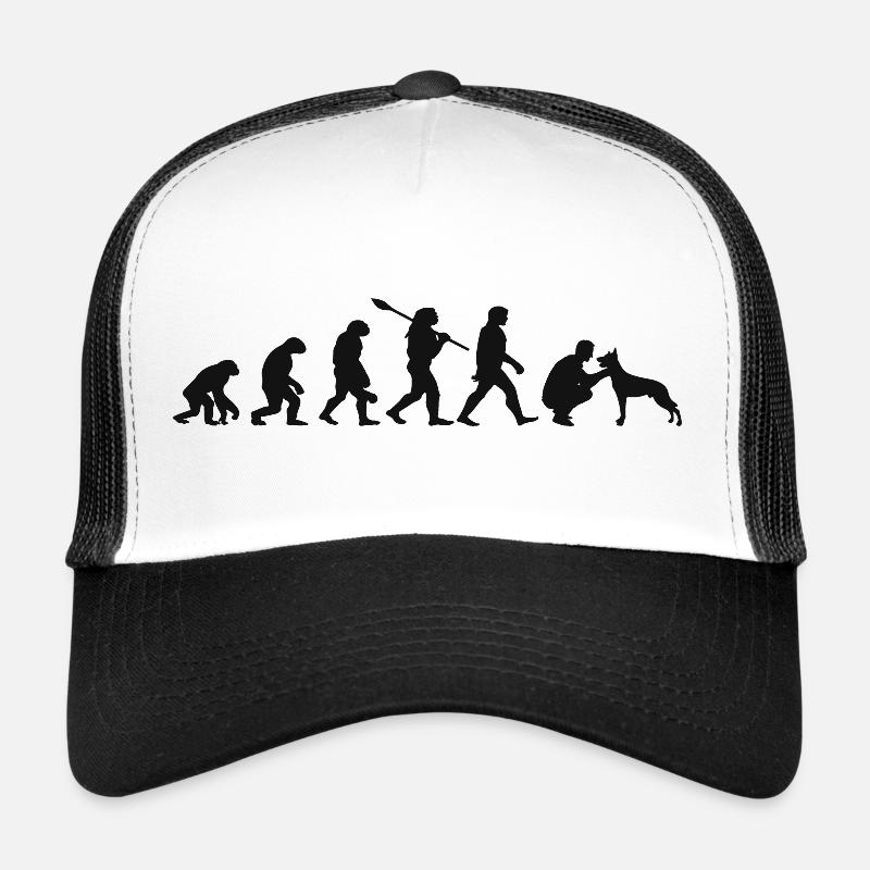 Évolution Drôle Chien de Berger Belge Malinois Casquette trucker 