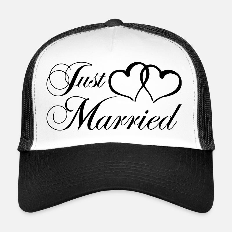 just_married_coeur Casquette trucker 