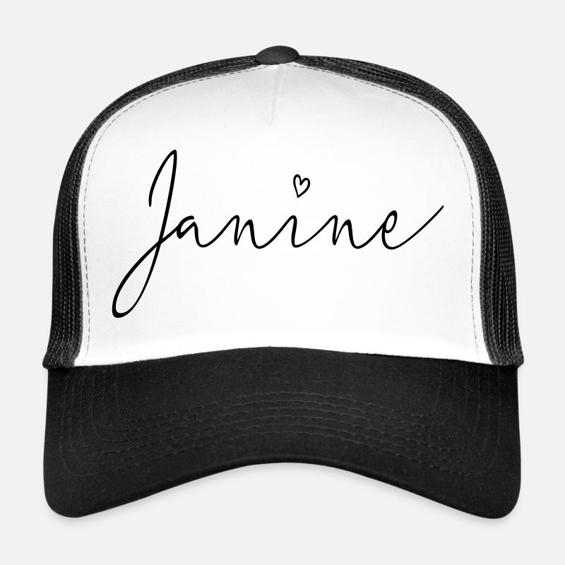 Janine surname first name Trucker Cap